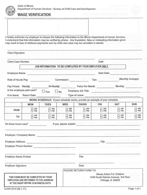 Wage Verification Form Fill Out And Sign Online Dochub