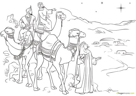 Dibujos De Reyes Magos Para Colorear