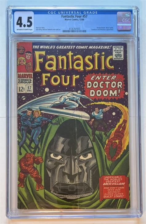 Period Comics On Twitter Fantastic Four 57 Cgc 45 Dr Doom Cover