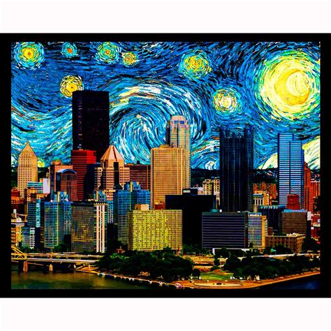 Pittsburgh Starry Night Night Light Designs