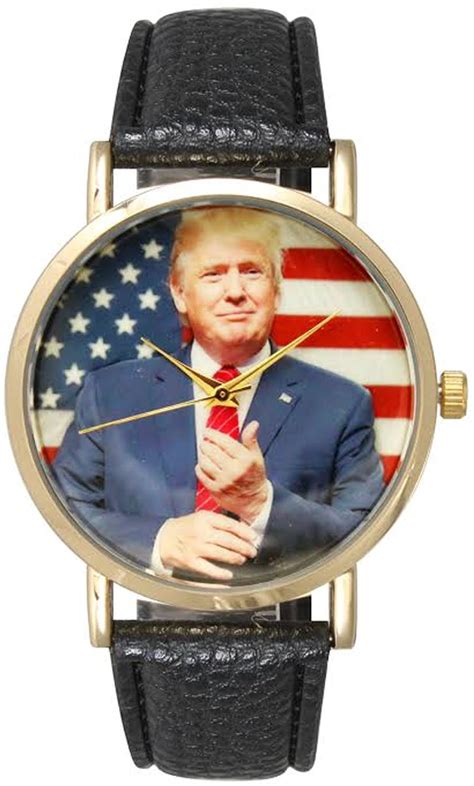 Donald Trump Limited Edition 2016 Watch With American Flag Face New
