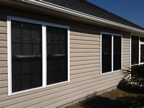Exterior solar shades and exterior solar screens are special window treatments designed to protect against glare and block uv rays using a range of various opaque fabrics. Screenmobile screen doors, windows, porches and repairs ...