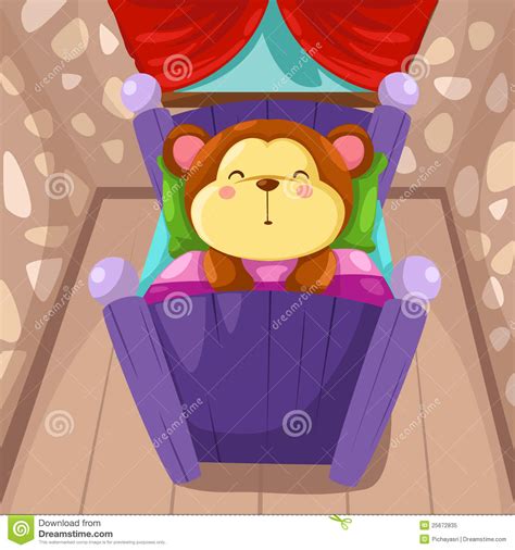 Cartoon Monkey Sleeping Royalty Free Stock Photo Image 25672835