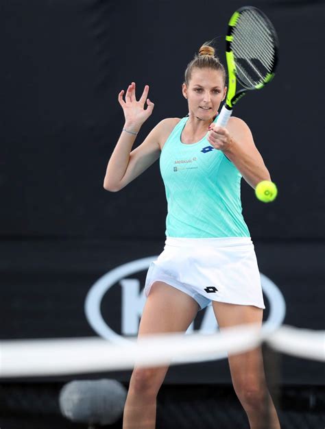 Kristyna Pliskova At Australian Open Tennis Tournament In Melbourne 01