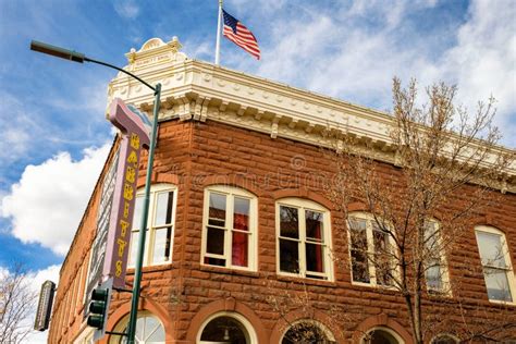 Downtown Flagstaff Cityscape Editorial Photography Image Of Building