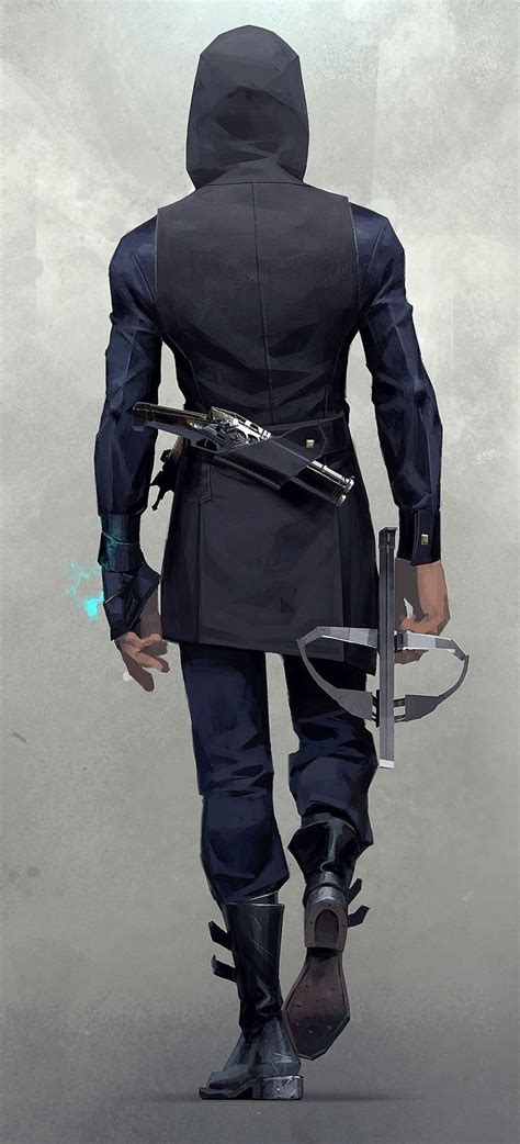 Corvo Attano Back Dishonored Character Art Concept Art Characters