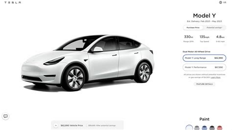 Entry Tesla Model Y Estimated Delivery Dates Slip Further Into 2023