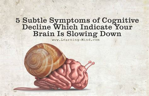 5 Subtle Symptoms Of Cognitive Decline Which Indicate Your Brain Is
