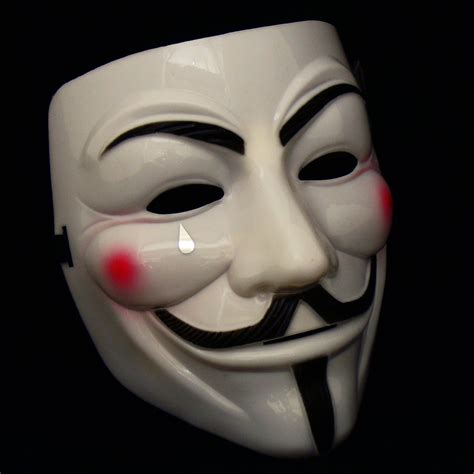 1 X Anonymous V For Vendetta Guy Fawkes Fancy Dress Costume Face Mask 2