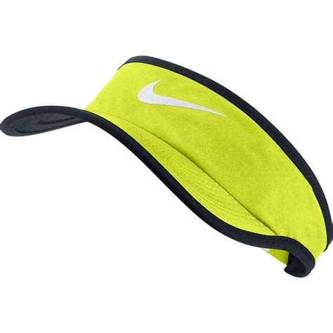 Unisex Nike Featherlight Dri Fit Visor Cap Hat Lid Running Tennis Blue