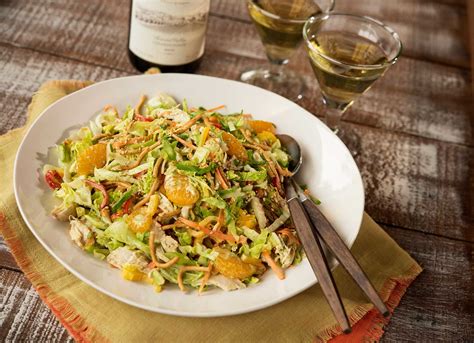 kunde recipe chinese chicken salad with napa cabbage and sesame