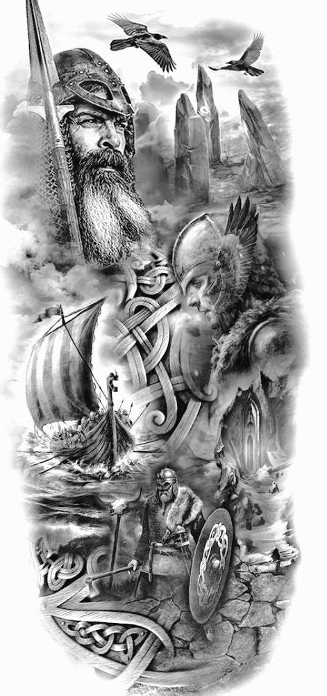 Pin By Vuduykhanh On Xăm Viking Warrior Tattoos Warrior Tattoos