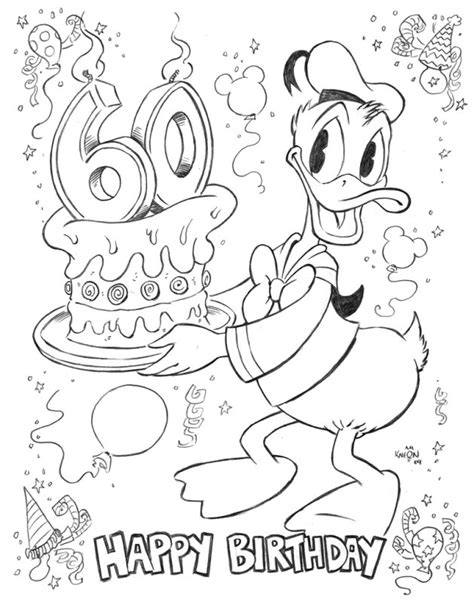Donald Duck Happy Birthday By Kneont On Deviantart