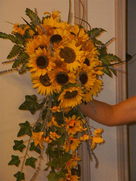 Gone Crafting Wedding Bouquetfresh Sunflowers