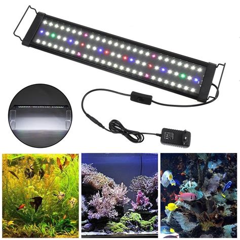 78 Led Rgb Light Aquarium Fish Tank Tanaman Spektrum Penuh Lampu Laut