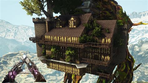 Detailed guide, including a video showing how to build your first house or base in ark: ARK: Survival Evolved - 10 EPIC Builds - YouTube
