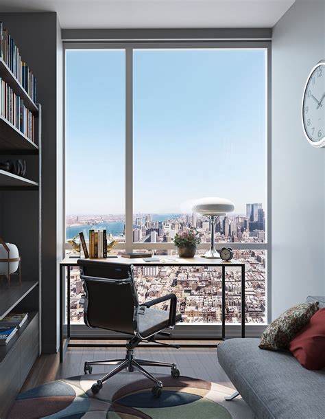 Ny Apartment On Behance Apartment View Apartment Aesthetic Living Room