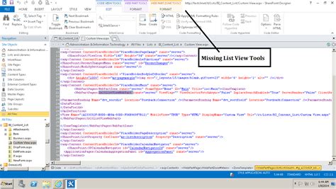 Explain some of the key features that can be used for in your business applications. List View Tools tab missing in SharePoint Designer 2013 ...