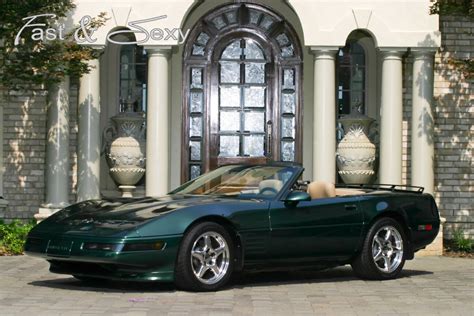 Green C4 Corvette Convertible Fast And Sexy Poster Ebay