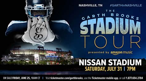 Nissan Stadium Seating Chart For Garth Brooks Seating