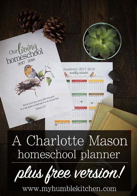 A Charlotte Mason Homeschool Planner Plus Free Version Charlotte