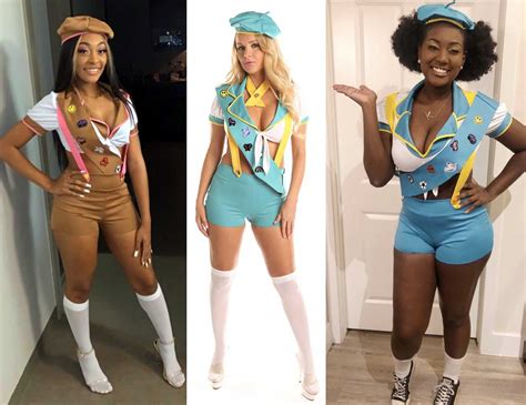 diy sexy girl scout costume size medium sales