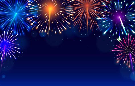 Colorful Firework Background 15740709 Vector Art At Vecteezy