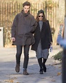 Jenna Coleman is pictured kissing boyfriend Tom Hughes for the first ...