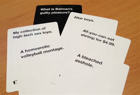 That's how i want to die. Cards Against Humanity: Yes, it's offensive. | The Game Aisle: Game Reviews