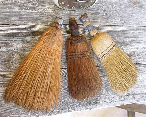 3 Primitive Old Whisk Brooms Whisk Broom Brooms Brooms And Brushes