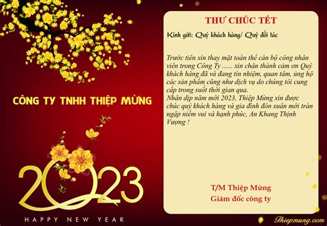 7 Mẫu Thư Chúc Tết Khách Hàng Hay đẹp Mới Nhất 2023