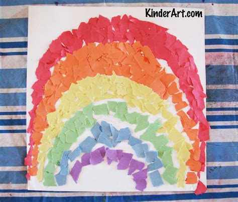 Torn Paper Rainbows Lesson Plan Sculpture Activities And