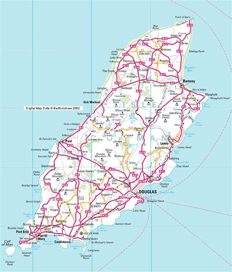 Every may and june the isle of man, a tiny country between england …and ireland, turns into motorcycle nirvana as the world's greatest road racers gather to test themselves against the incredible 'mountain course'. isle of Man Map