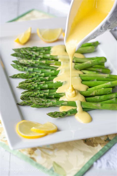 Make it in a blender! Asparagus with Hollandaise Sauce-3 - Saving Room for Dessert