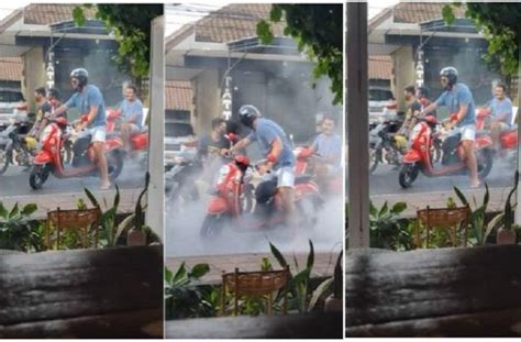 Bule Pamer Aksi Naik Motor Di Jalan Malah Tuai Sindiran Netizen