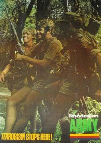 Rhodesian Army Terrorism Stops Here Rhodesian Poster 1970 R