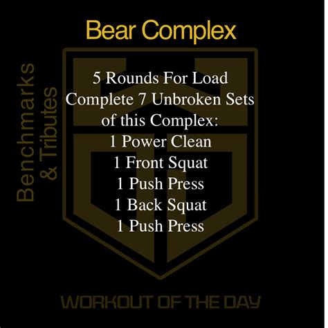Bear Complex Workout Of The Day