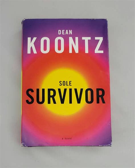 Sole Survivor By Dean Koontz Vintage Hardcover 1997 Etsy
