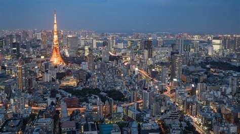 4k Timelapse Sequence Of Tokyo Japan Tokyos Skyline From Day To