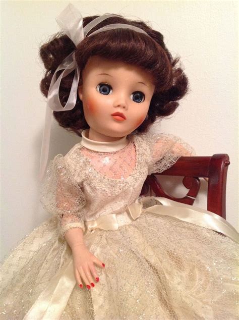 Vintage Dollikin Doll Uneeda 2s Authentic Uneeda Ball Gown No Warp