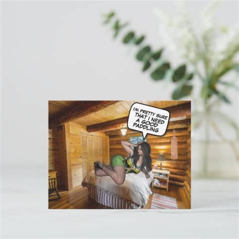 Curvy Pinup Girl Spanking Paddling Postcard Zazzle