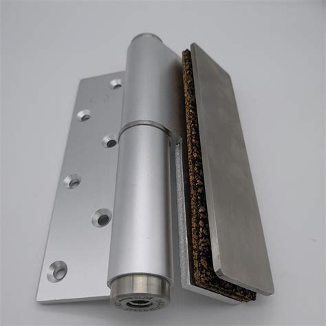 Silver Aluminum Heavy Duty Adjust Single Action Soft Closing Hydraulic Glass Door Hinge Door