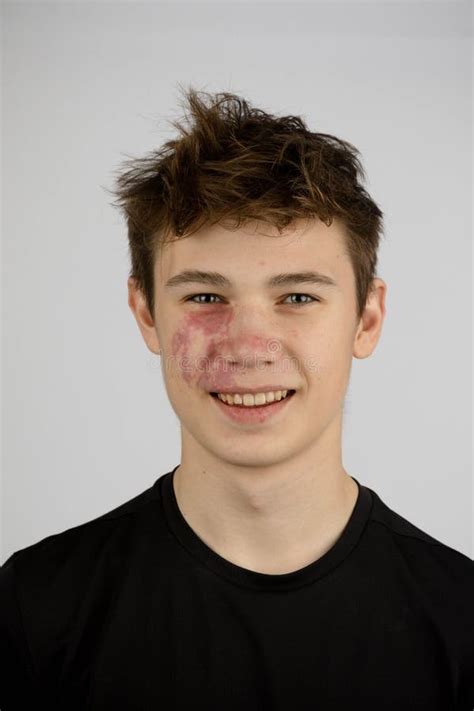 Headshot Of A 17 Year Old Boy Stock Image Image Of Manhood Male