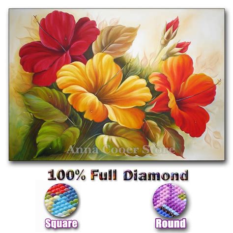 Full Square Round Drill 5d Diy Diamond Painting Kits For Adults Fresh Orchid 3d Diamond