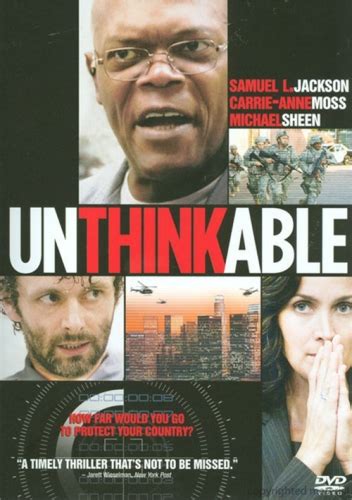 Unthinkable Dvd 2010 Dvd Empire