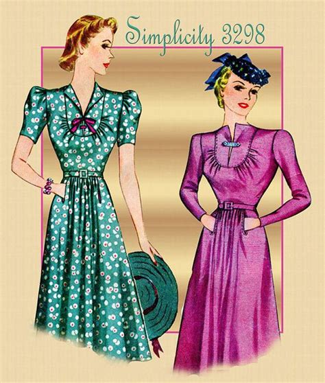 Two Women In Dresses And Hats With The Words Simplily 2098 On Them