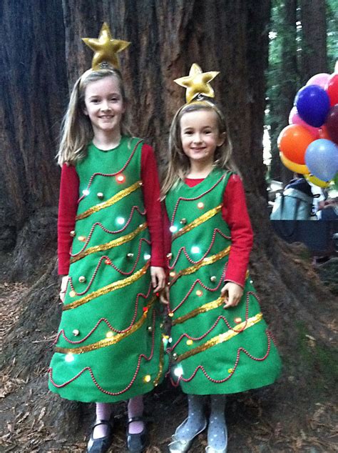 Christmas Tree Costumes For Men Women Kids