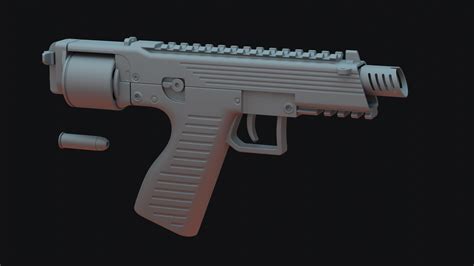 Artstation Bullpup Revolver