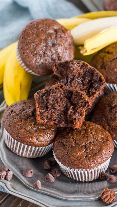 Best Chocolate Banana Muffins VIDEO Sweet And Savory Meals