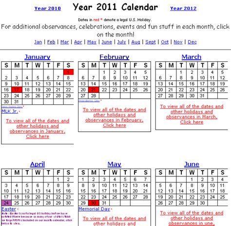 8 Websites To Download And Print Calendar 2011 Web Cool Tips